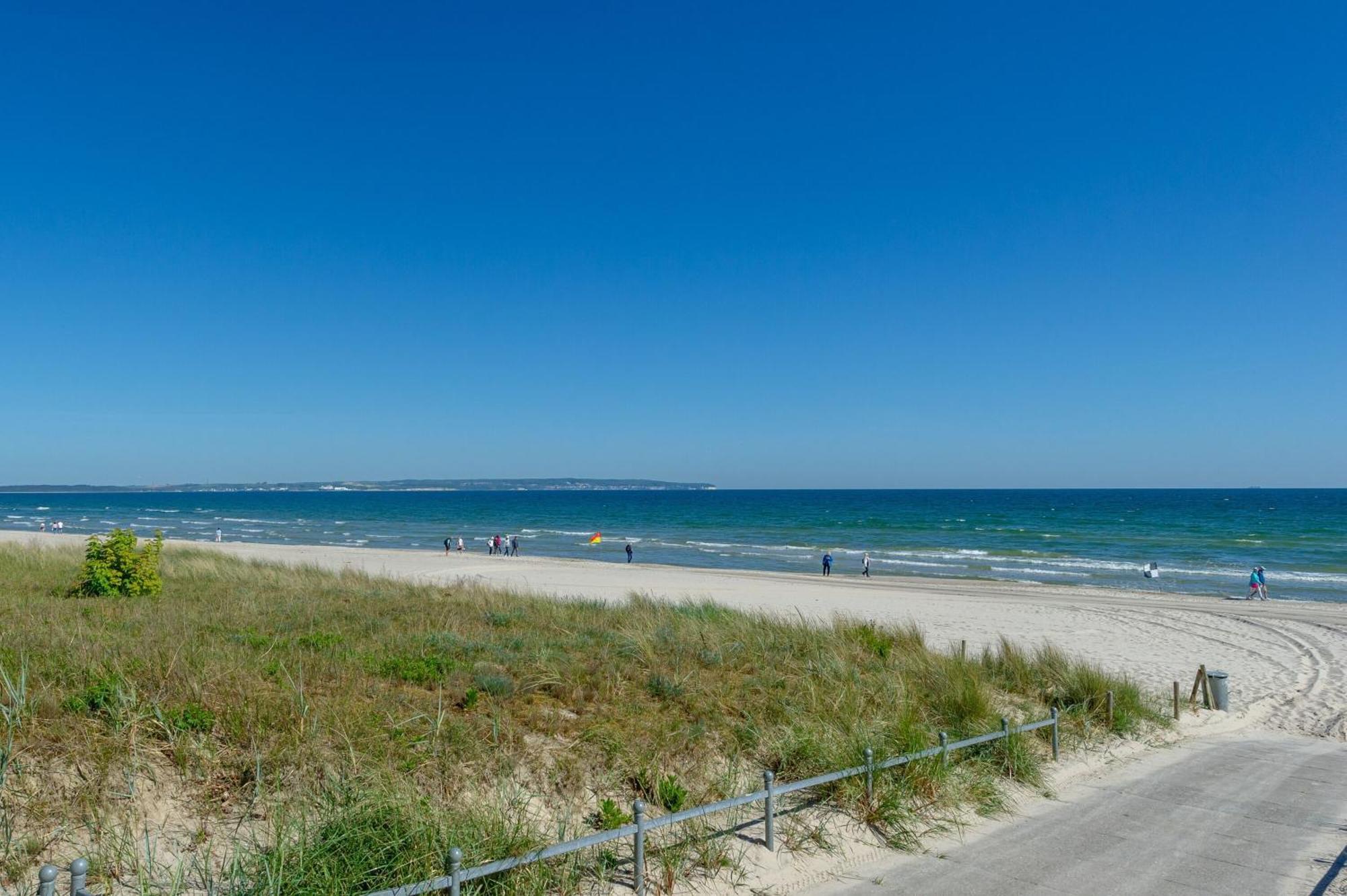 Seitlicher Meerblick, Nur 50 Meter Zum Strand Binz Exterior foto